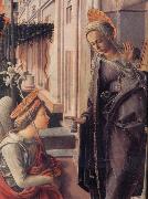 Details of The Annunciation Fra Filippo Lippi